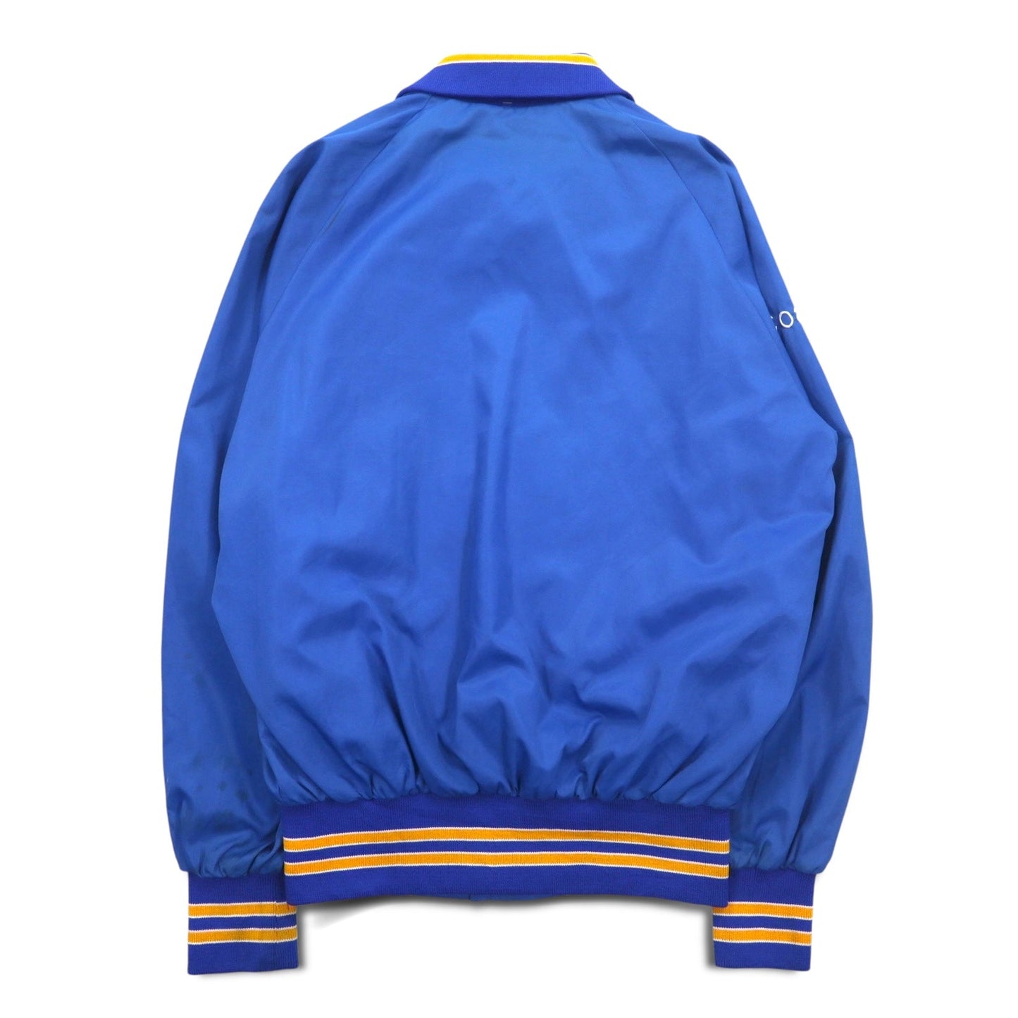 90s PROSTOCK Nylon Stadium Jacket, Size L, Blue, with LEGION Embroidery