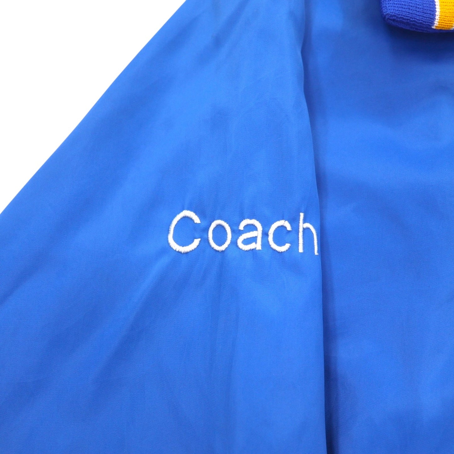 90s PROSTOCK Nylon Stadium Jacket, Size L, Blue, with LEGION Embroidery