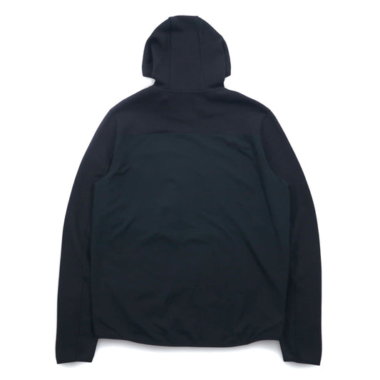 C9 by Champion Full-Zip Hoodie, Size L, Black, Cotton and Polyester