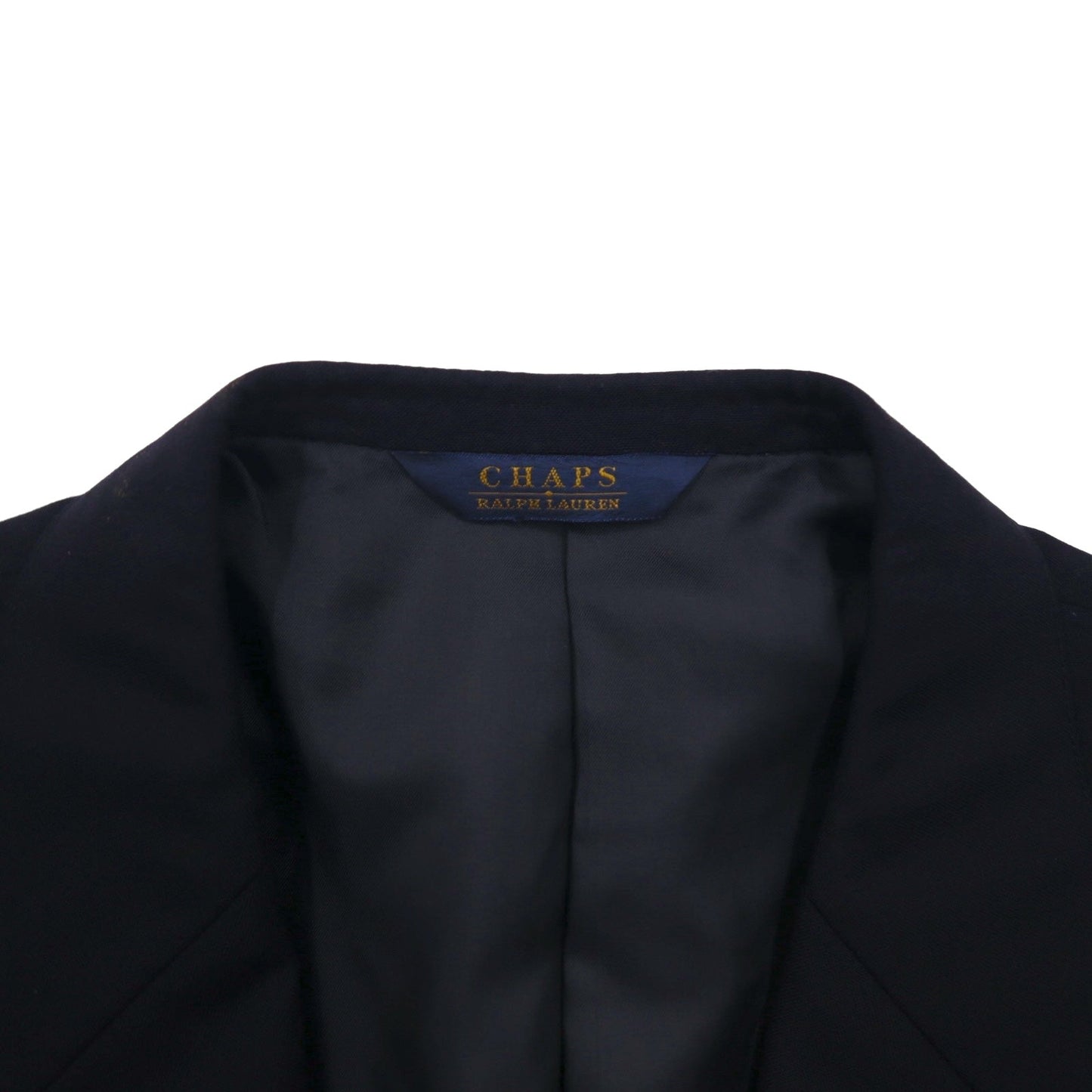 CHAPS Ralph Lauren 80年代 日本製 ブレザー テーラードジャケット M ネイビー ウール 紺ブレ 金ボタン