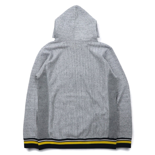 Champion リバースウィーブ REVERSE WEAVE リブライン プルオーバー パーカー M グレー スクリプトロゴ刺繍 C8-S103