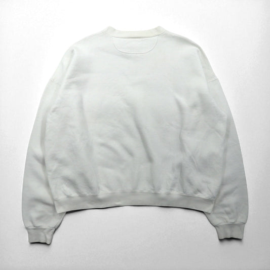 90年代 USA製 THE PERFECTSHIRT COMPANY 前V プリントスウェット 2XL ホワイト 裏起毛 KEEFE'S GOLF CLUBS