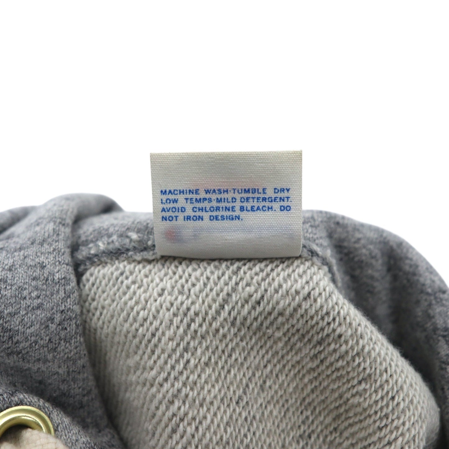 Champion Reverse Weave Rib Line Pullover Hoodie, Size M, Gray, with Embroidered Script Logo, C8-S103
