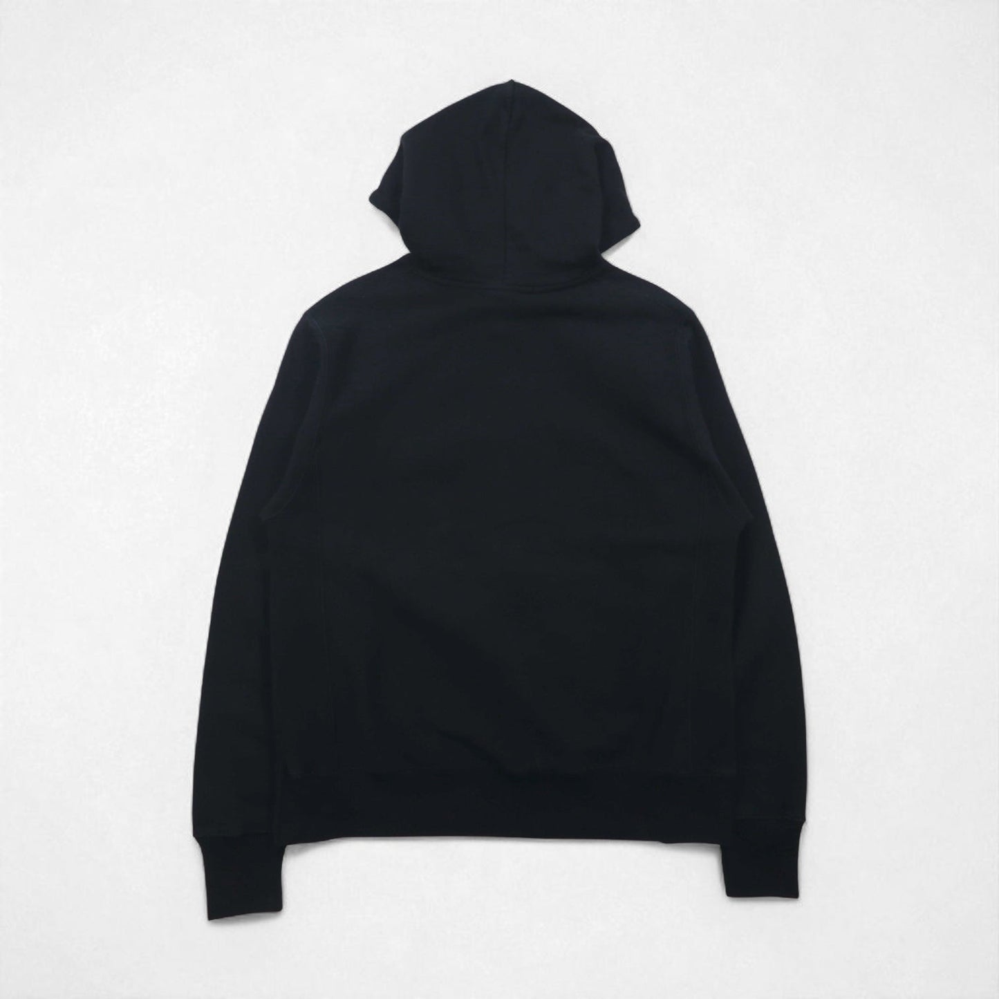 Champion リバーズウィーブ REVERSE WEAVE プルオーバーパーカー M ブラック 無地 コットン 裏起毛 青単タグ 復刻 ホンジュラス製