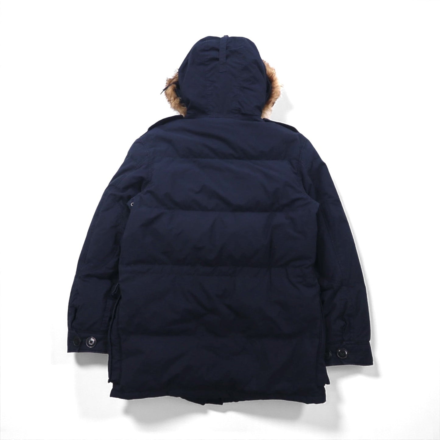 Polo Ralph Lauren 90年代 ミリタリー ダウンジャケット S ネイビー N-3B ファー着脱式