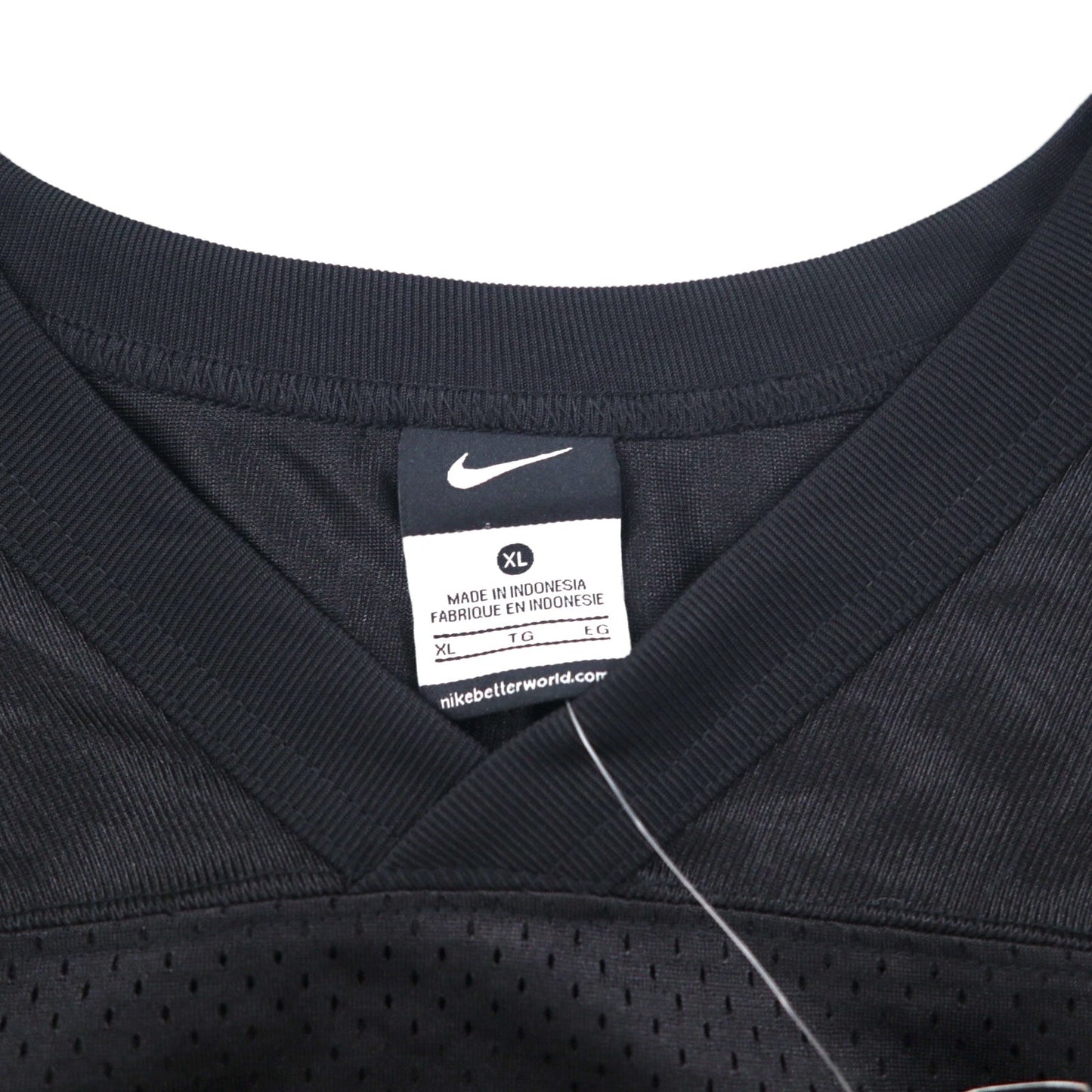 NIKE メッシュ ゲームシャツ XL ブラック ポリエステル スウォッシュ 678434-010 未使用品