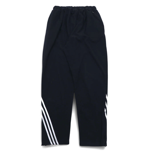 adidas 00年代 フリース イージーパンツ トラックパンツ ジャージ XL ブラック  3ストライプ