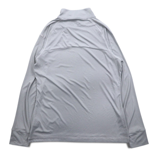 Columbia ハーフジップ トップス ロンT M グレー OMNI-WICK NEW CLASSIC PULLOVER 19S97WL