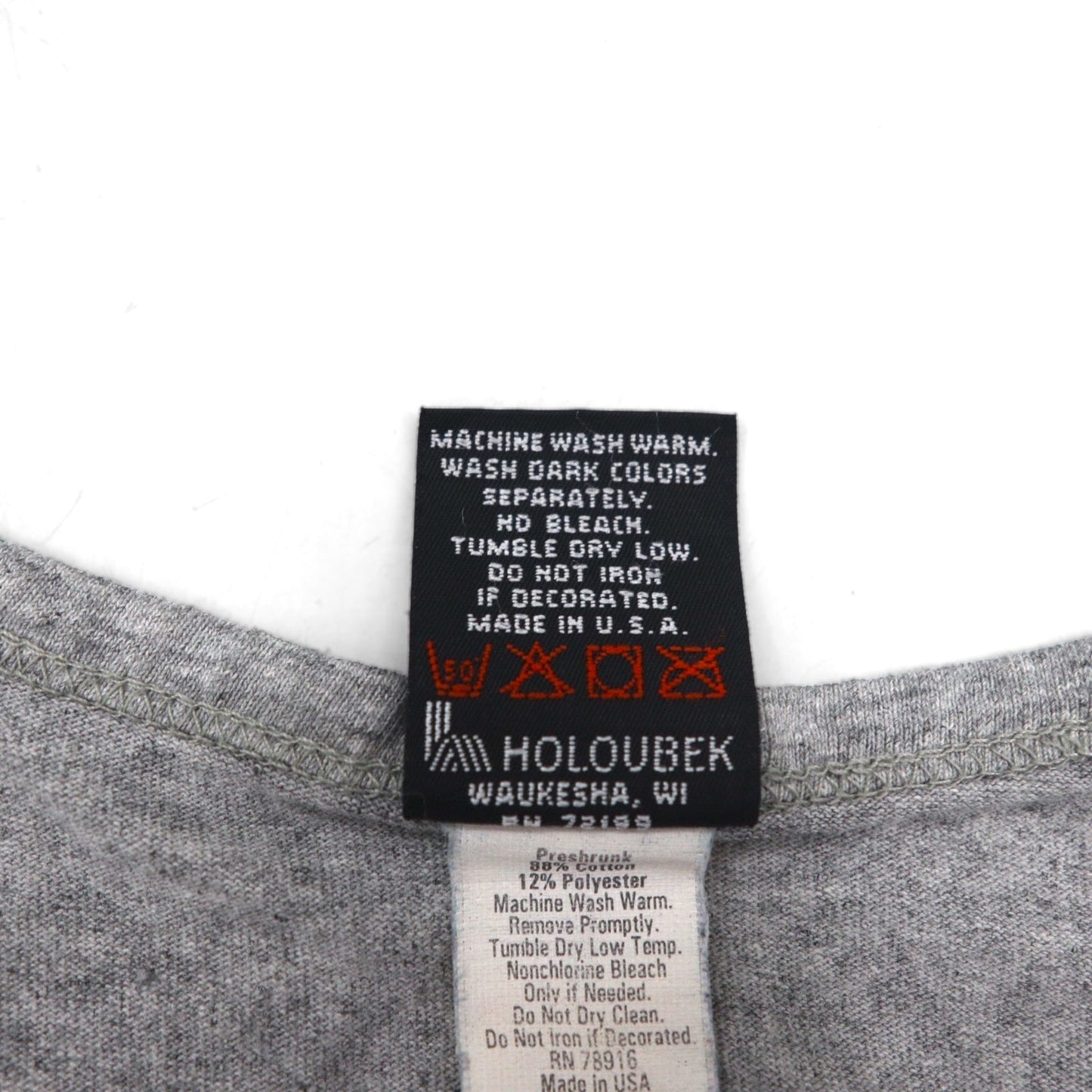 HARLEY DAVIDSON 90s Made in USA Tank Top, Size L, Gray Cotton, Honolulu, Hawaii, Double-Sided Print