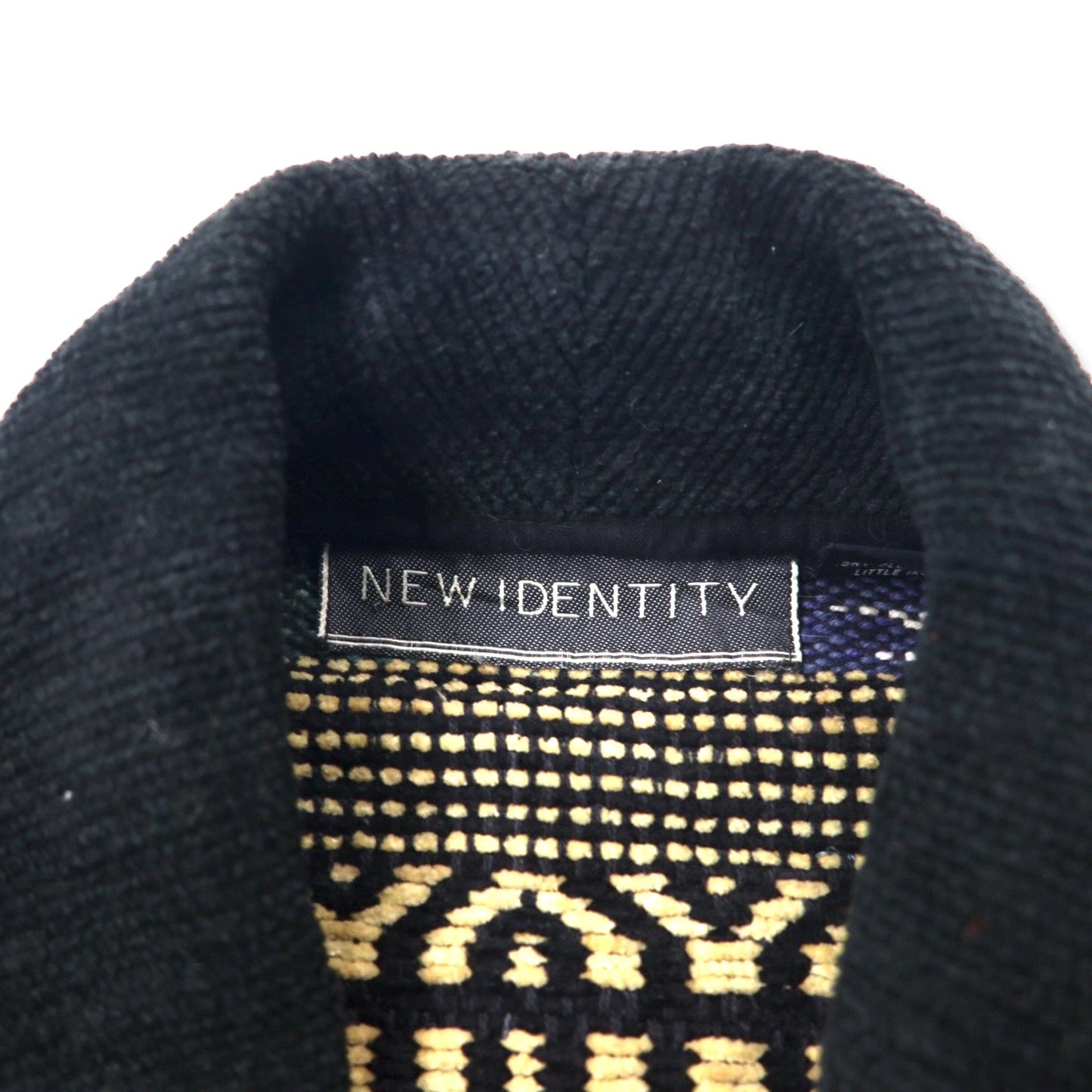 NEW IDENTITY 90s Gobelin Jacquard Jacket, Size L, Multicolor Cotton, All-Over Print