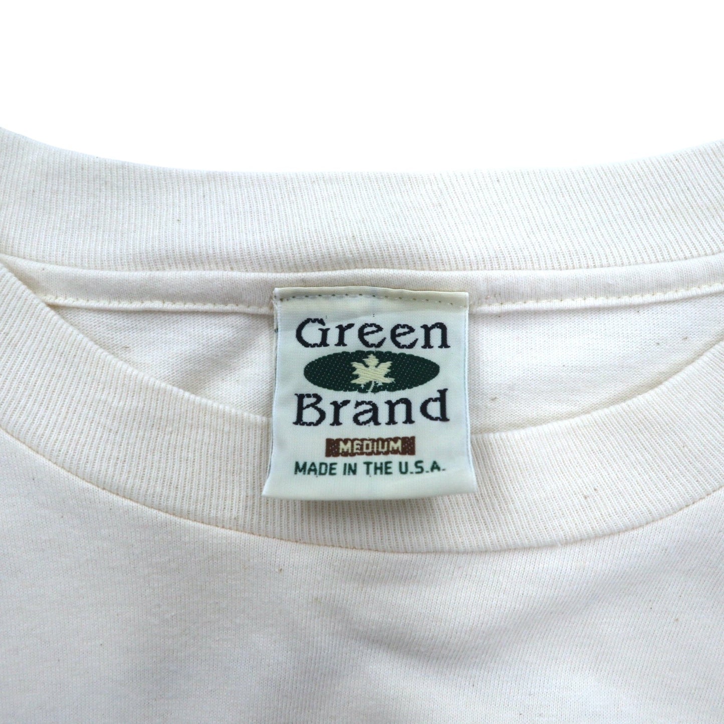 USA製 90年代 Green Brand ロングスリーブTシャツ ロンT XL 袖プリント  SPORTSMEN FISH AND WILDLIFE