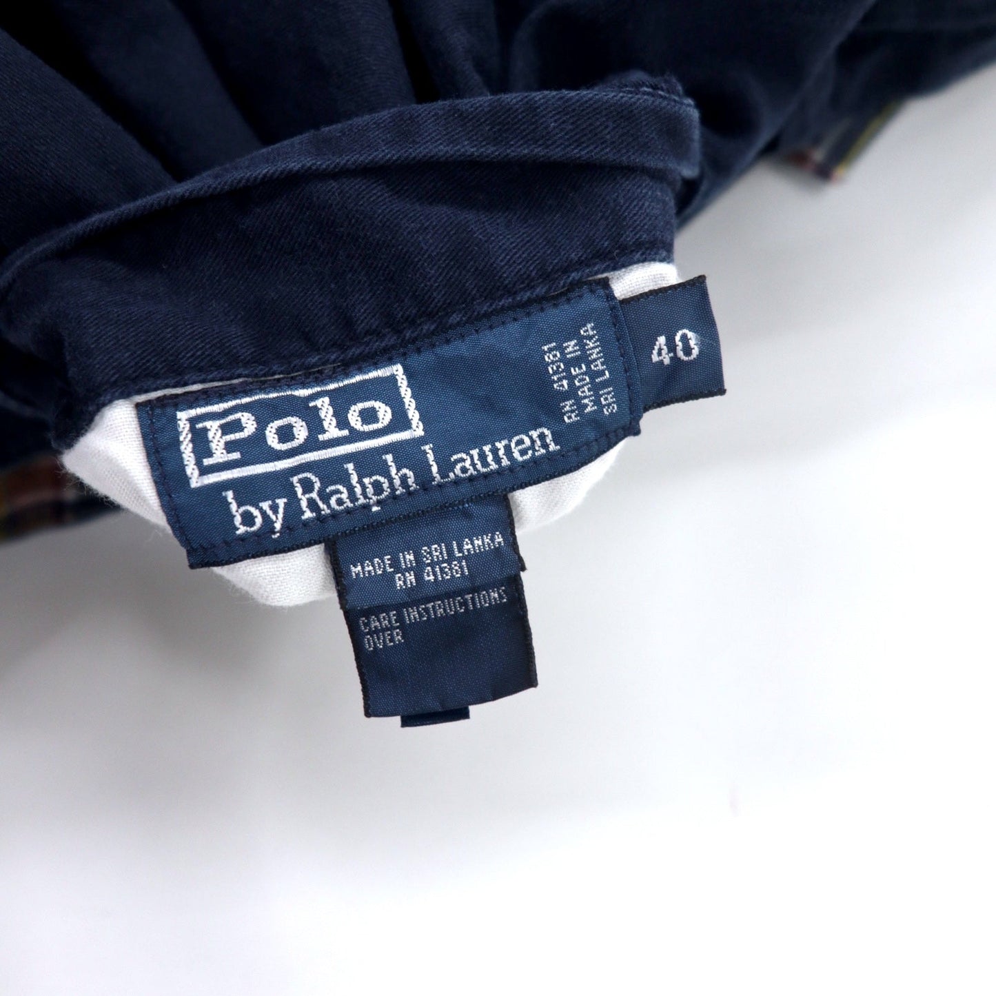 Polo by Ralph Lauren リバーシブル ポロチノ ショートパンツ ハーフパンツ 40 マルチカラー ネイビー マドラスチェック
