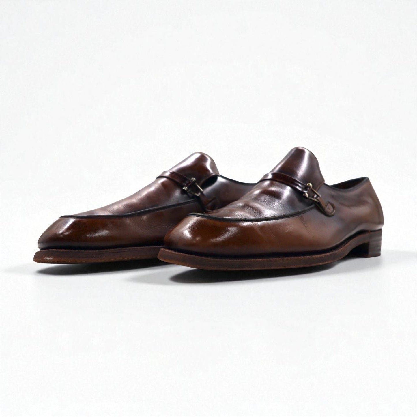 Church's Made in England 1970s Horsebit Loafer Slip-On Dress Shoes, Size 28cm, Leather, Custom Grade, Nitto City