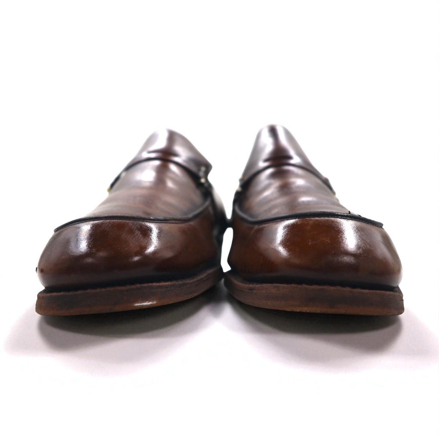 Church's Made in England 1970s Horsebit Loafer Slip-On Dress Shoes, Size 28cm, Leather, Custom Grade, Nitto City