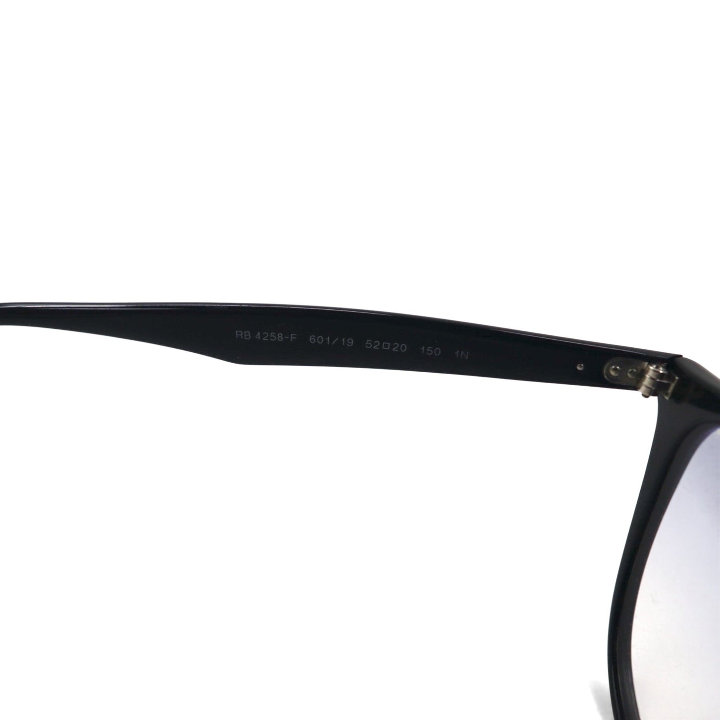 Ray-Ban ウェリントン サングラス ブラック RB4258-F 601/19 52-20 1N イタリア製