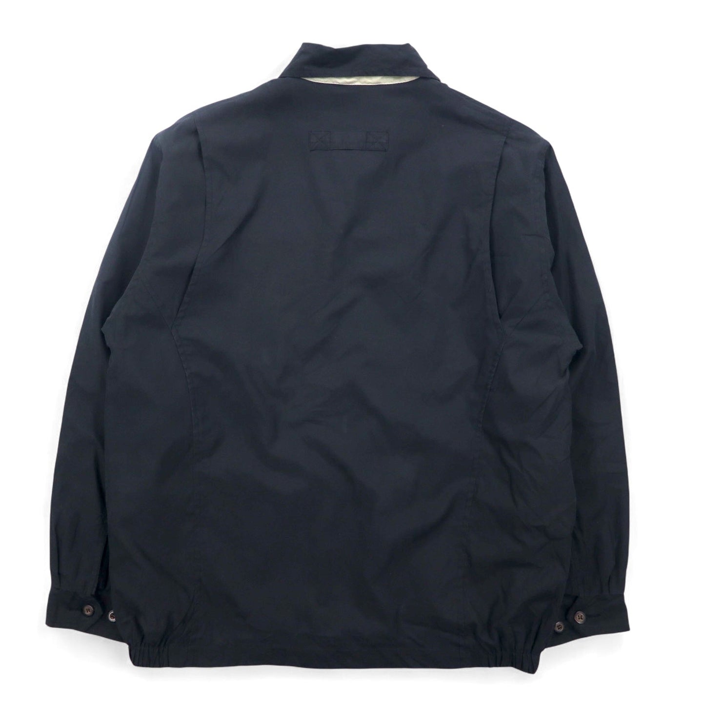 DANIEL DAVID ピーチスキン スウィングトップ ハリントンジャケット L ブラック ポリエステル