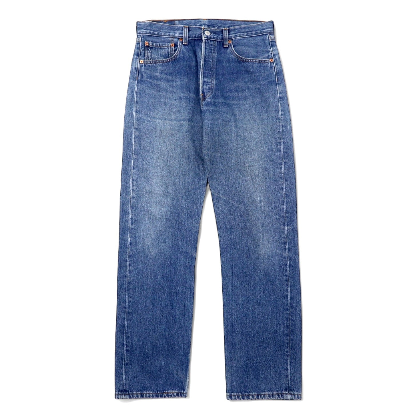 Levi's Euro Levi's 501 Denim Pants, Size 32, Blue, Cotton, Button Back 247, Button Fly, 501-0114, Made in Turkey