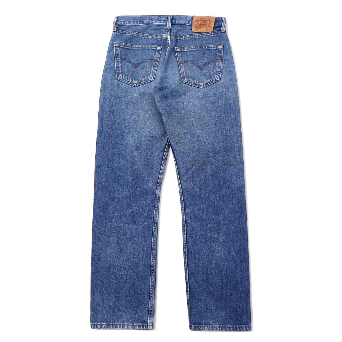 Levi's Euro Levi's 501 Denim Pants, Size 32, Blue, Cotton, Button Back 247, Button Fly, 501-0114, Made in Turkey