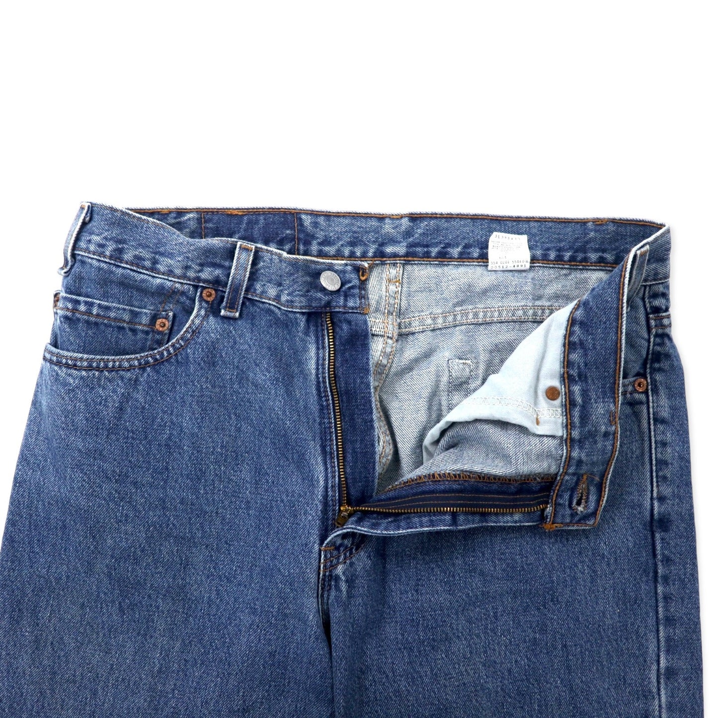 Levi's USA製 00年代 スリムフィット テーパード デニムパンツ 36 ブルー コットン SLIM FIT 00512-4891