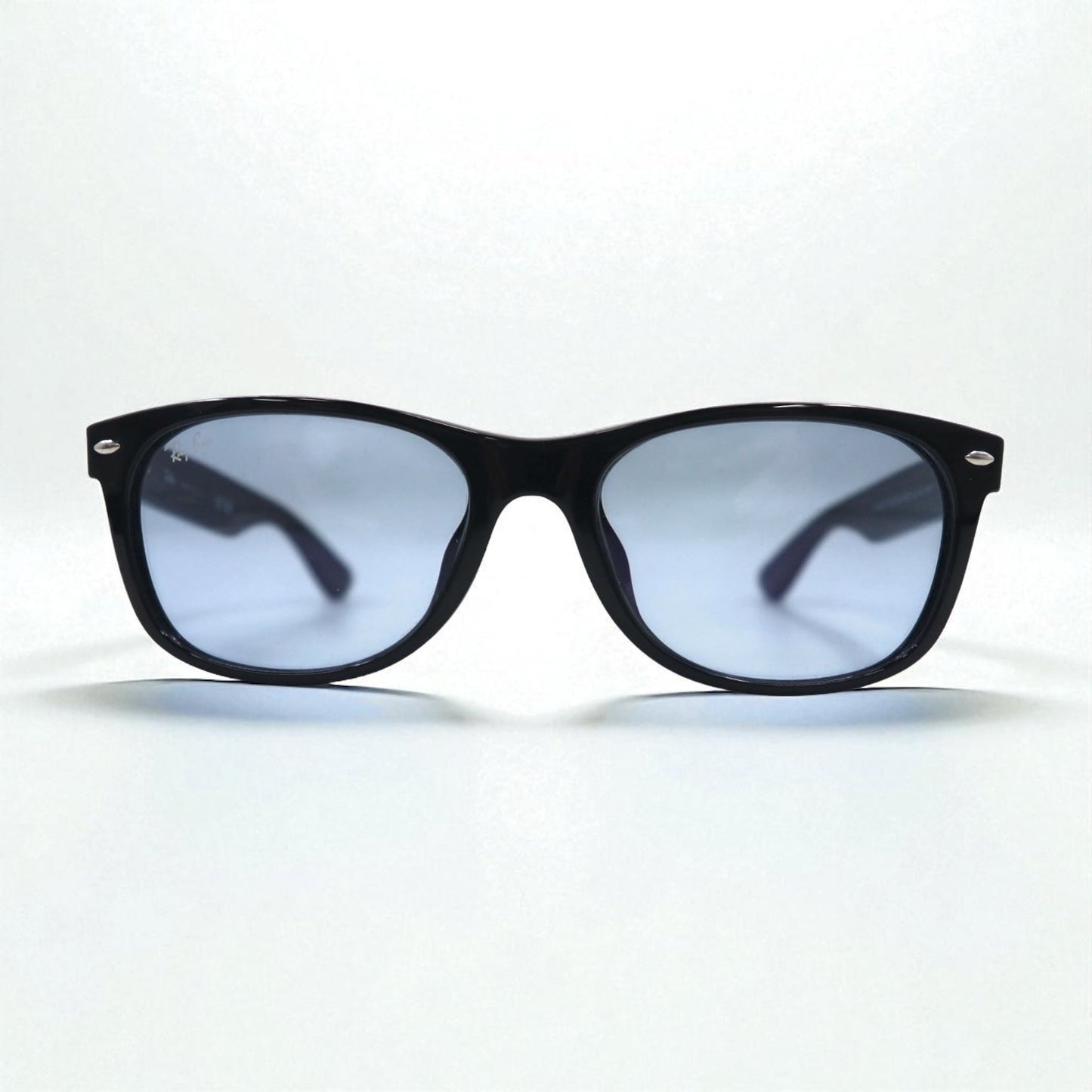 Ray-Ban New Wayfarer Wellington Sunglasses RB2132-F 601/64 55-18 140 1N Made in Italy