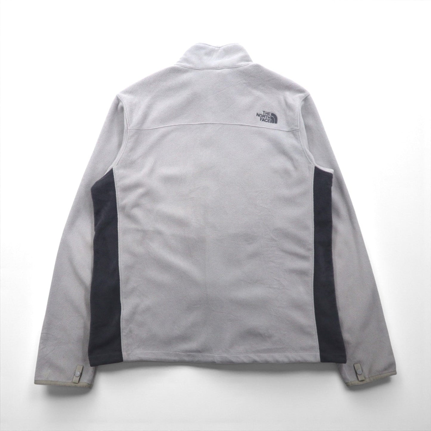 THE NORTH FACE ポーラテック POLARTEC フリースジャケット L グレー ドローコード A7SP US規格