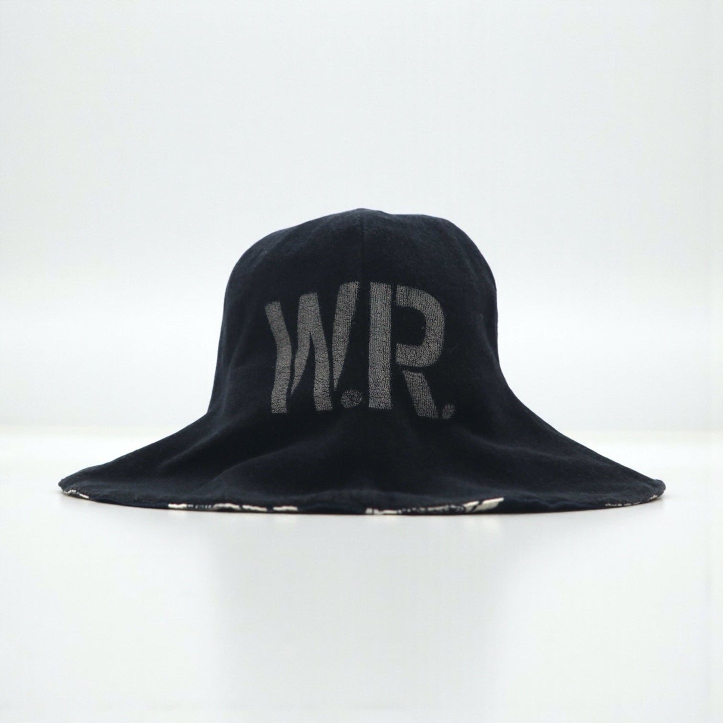 WEIRDO リバーシブル チューリップハット バケットハット ブラック INTIALS HAT WRD-17-SS-605