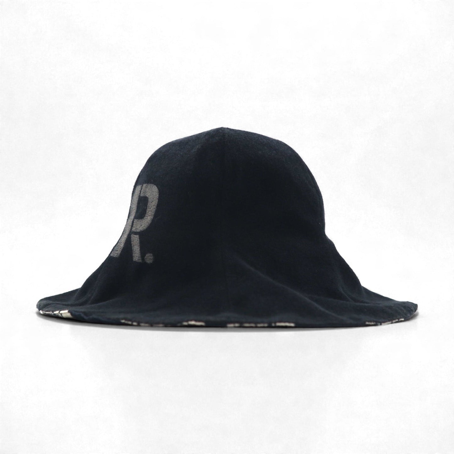 WEIRDO リバーシブル チューリップハット バケットハット ブラック INTIALS HAT WRD-17-SS-605