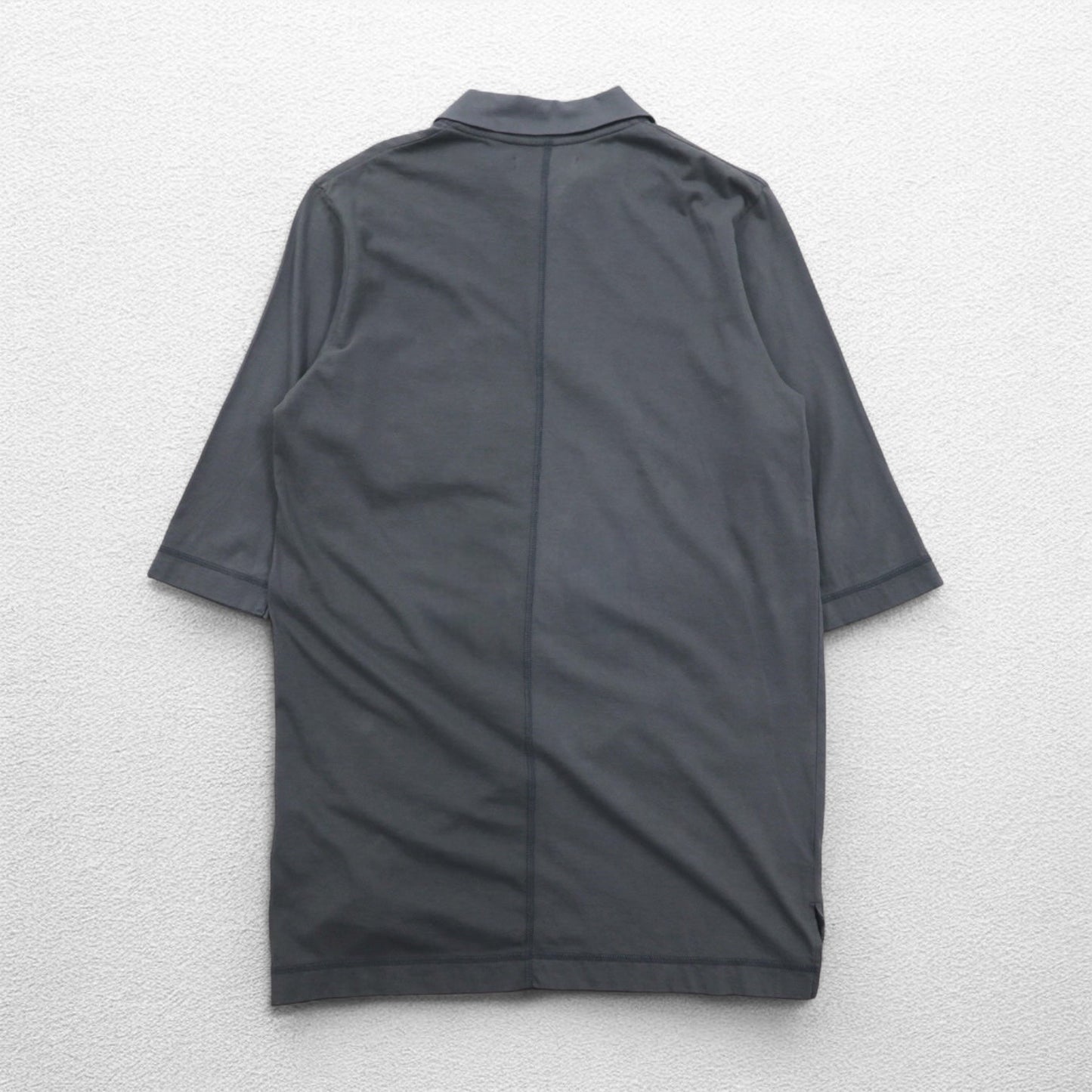SUBTLE Polo Shirt, Size Small, Gray, Chest Pocket, Silver and Gold, Made in Japan, Unused