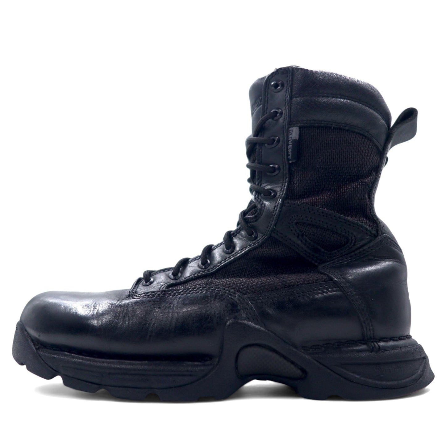 Danner STRIKER II HOT BLACK DXTVENT 8-inch Tactical Trekking Boots, Size 26cm, Black Leather, 42990