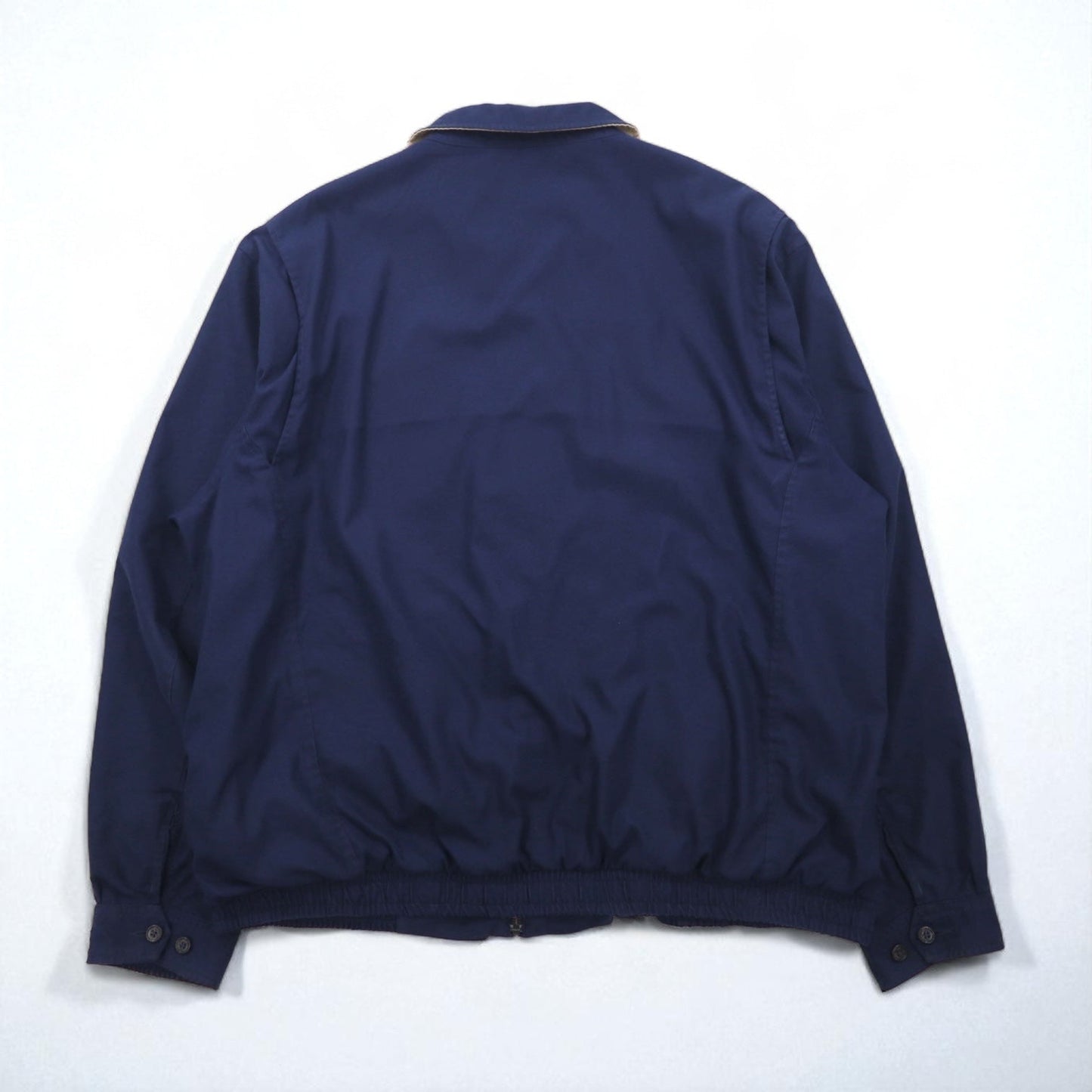 Polo Ralph Lauren スウィングトップ ハリントンジャケット 2XL ネイビー 裏地 チェック スモールポニー刺繍 チンストラップ ビッグサイズ
