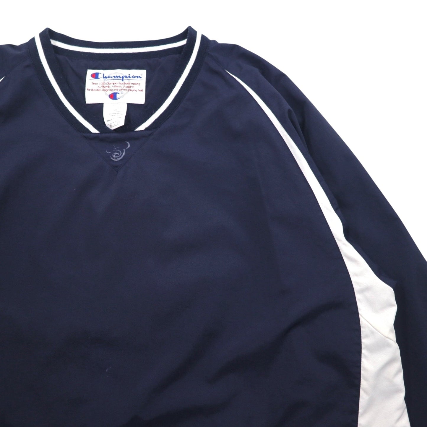 Champion 90s Ribbed Piste Pullover Nylon Jacket, XL, Navy