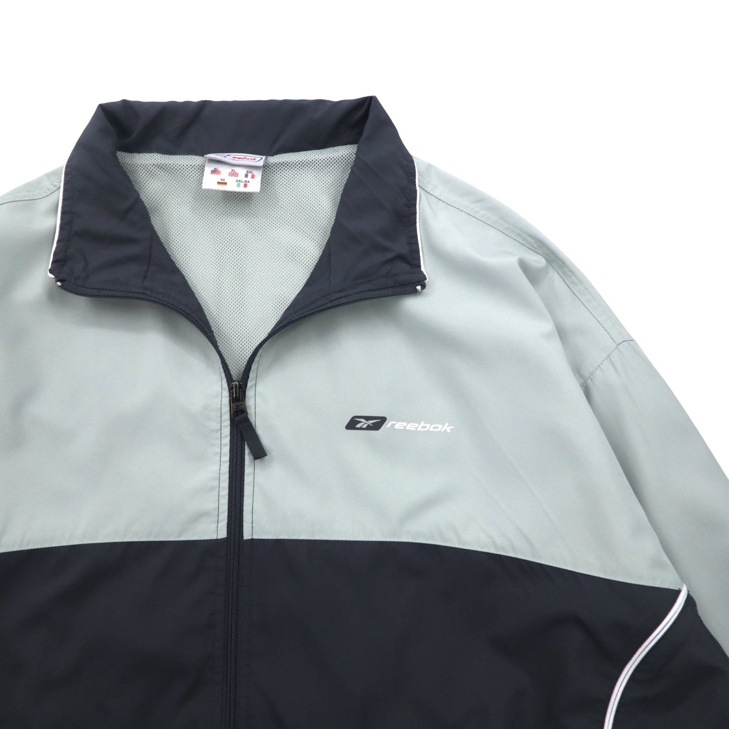 Reebok 00s Track Jacket, Size XL, Gray, Mesh Liner, One-Point Logo