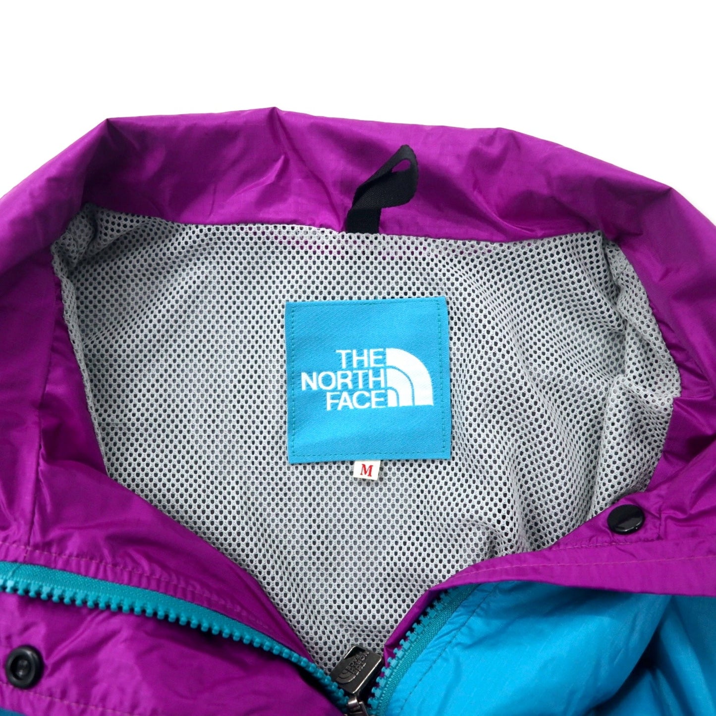THE NORTH FACE Nylon Jacket, Size M, Blue, Water-Repellent, Mesh Liner, Breathable, NPW-2246, Made in Japan