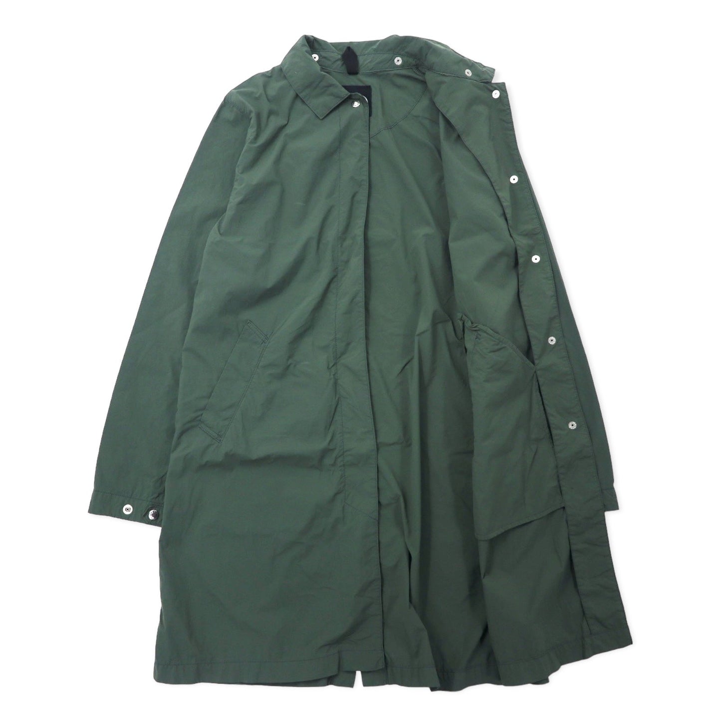 THE NORTH FACE ジャーニーズコート ステンカラーコート M カーキ ナイロン スナップボタン フード着脱式 JOURNEYS TECH COAT NPW21767