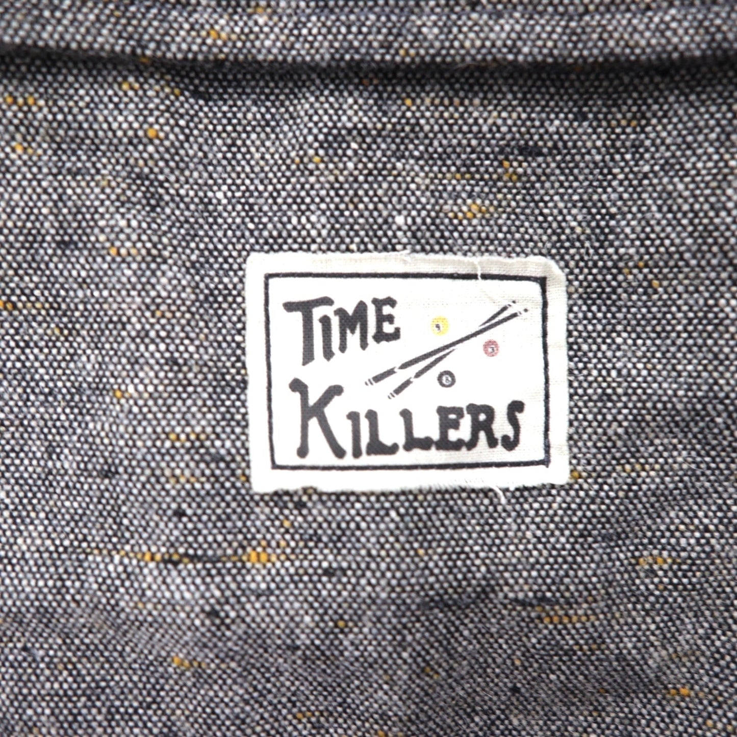 GANGSTERVILLE 日本製 ネップジャケット ジップアップ ハリントンジャケット S TIME KILLERS 刺繍 GSV-19-AW-16