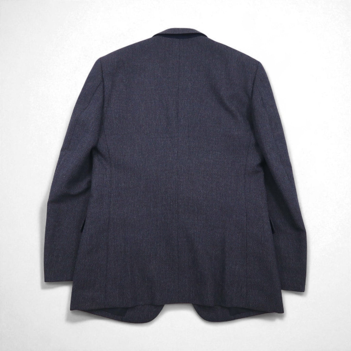 80s Japan Vintage 2-piece Suit Miyukilan 80年代 日本製 セットアップ スーツ M ネイビー ウール