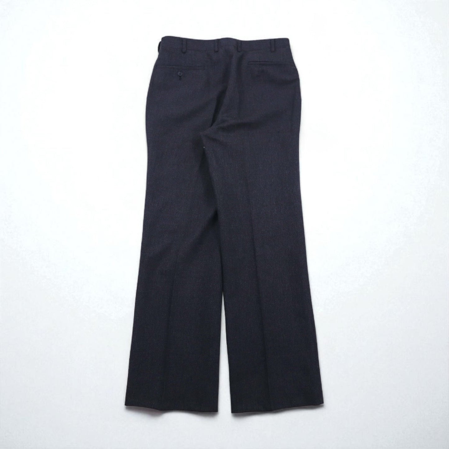 80s Japan Vintage 2-piece Suit Miyukilan 80年代 日本製 セットアップ スーツ M ネイビー ウール