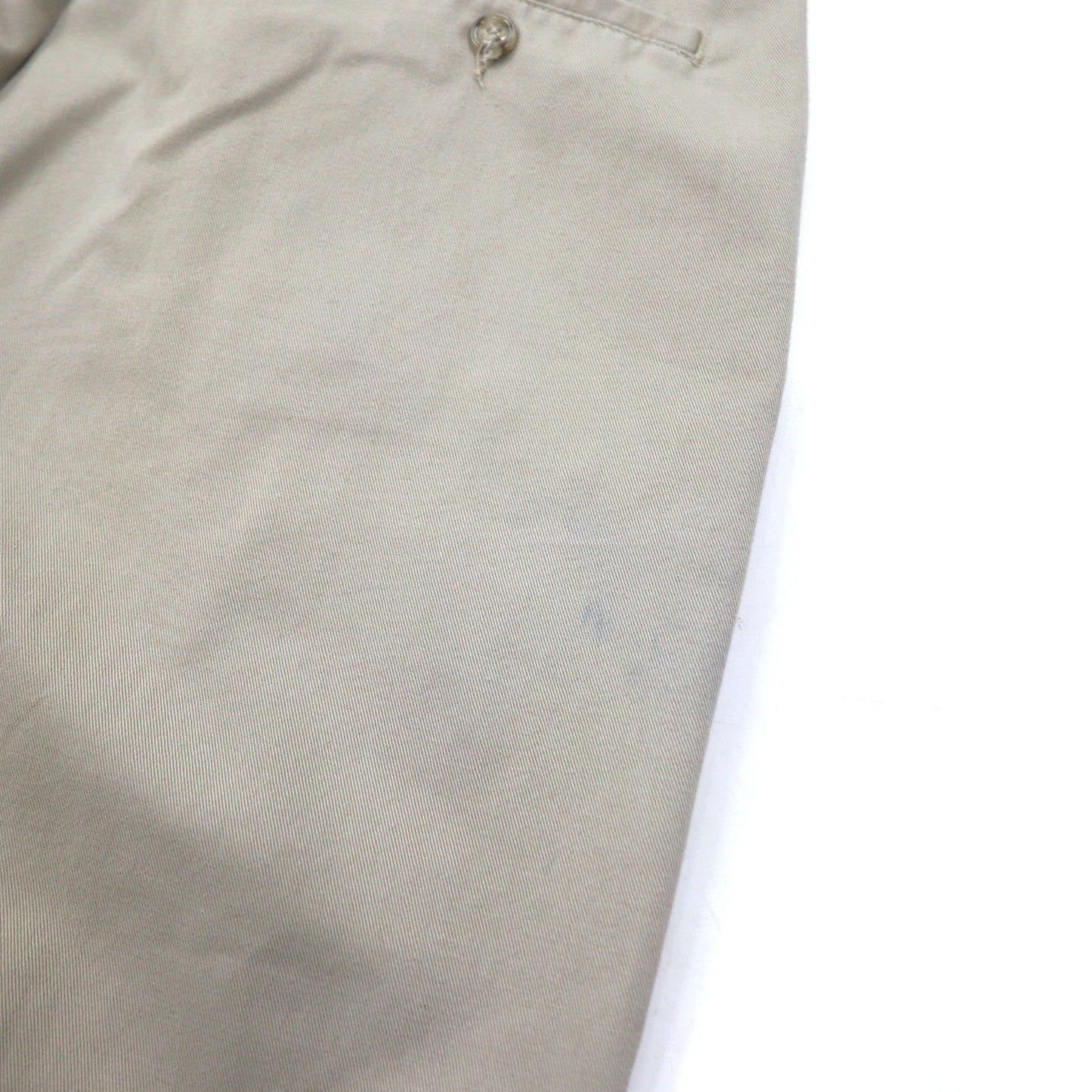 DOCKERS (Levi's) khakis 2000s Tucked Wide Chino Pants, Size L, Beige, Cotton