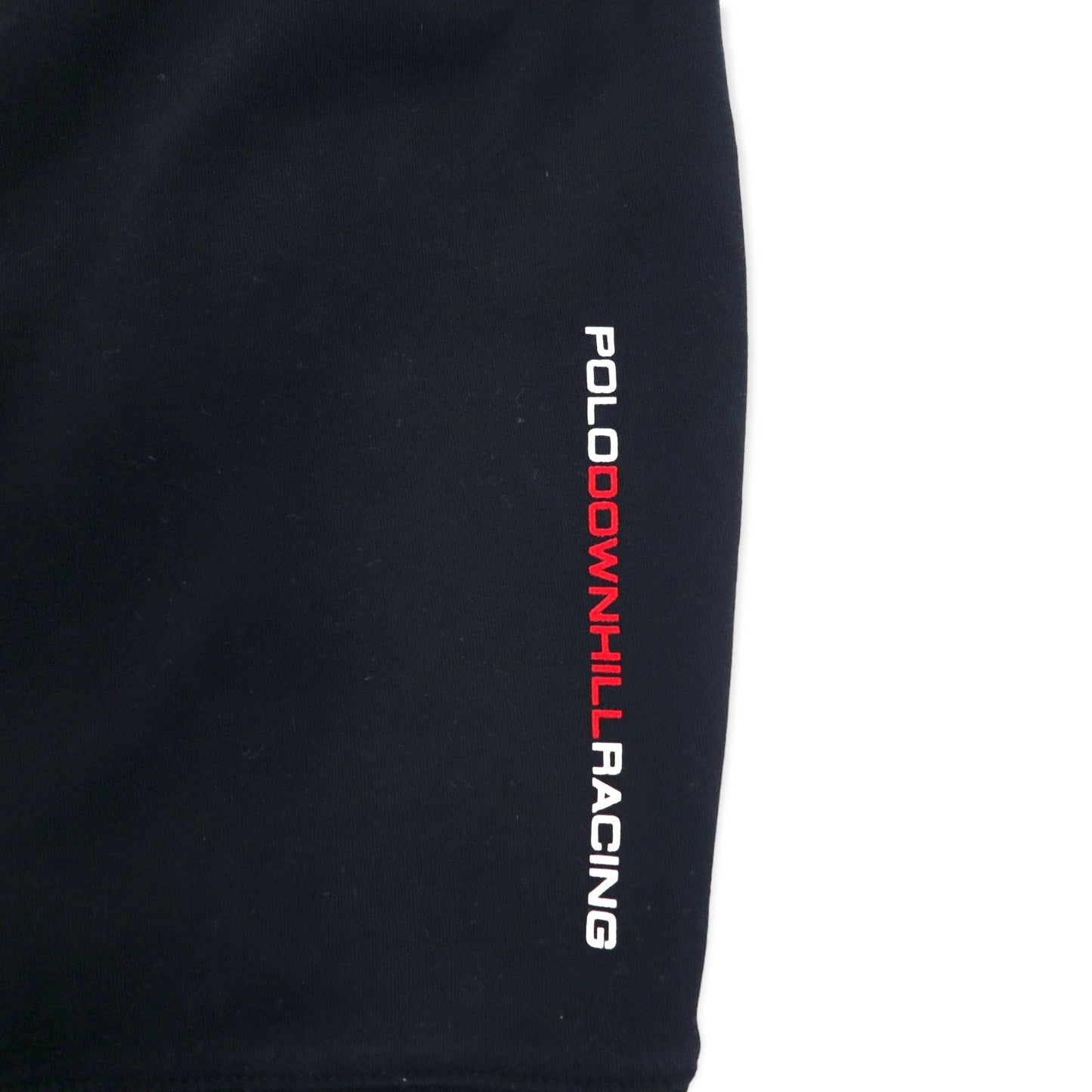 POLO RALPH LAUREN Half-Zip Sweatshirt, XL, Black, Cotton, POLO DOWNHILL RACING SERIES