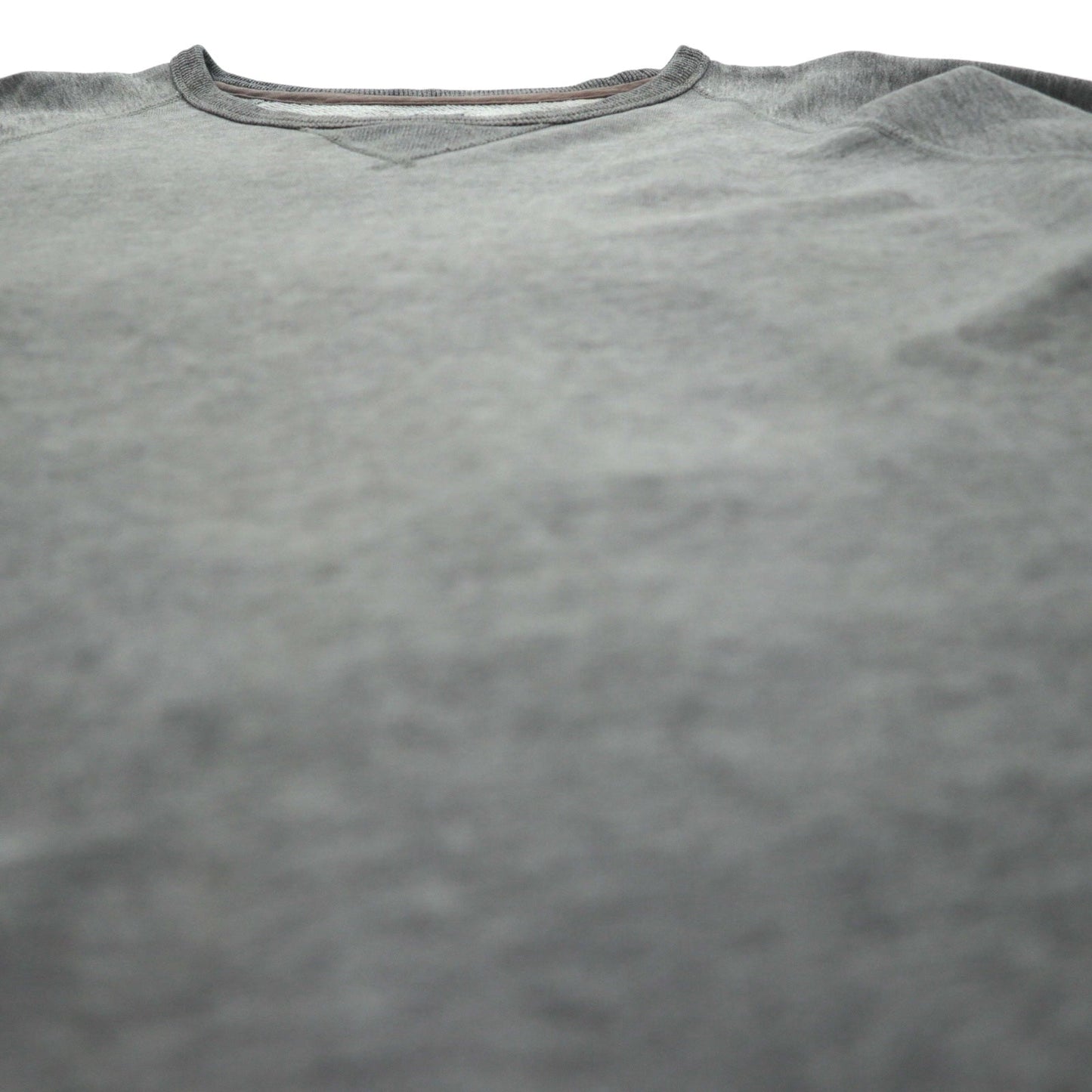 J.CREW 前V ヴィンテージ加工 ブランク スウェット トレーナー L グレー VINTAGE FLEECE クルーネック