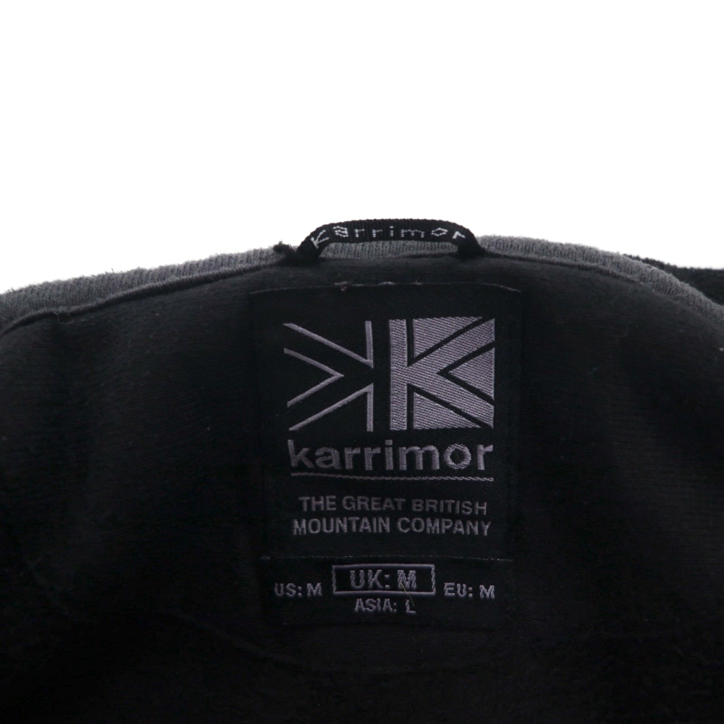 karrimor フルジップ フリースジャケット L ブラック ジップポケット KS-300