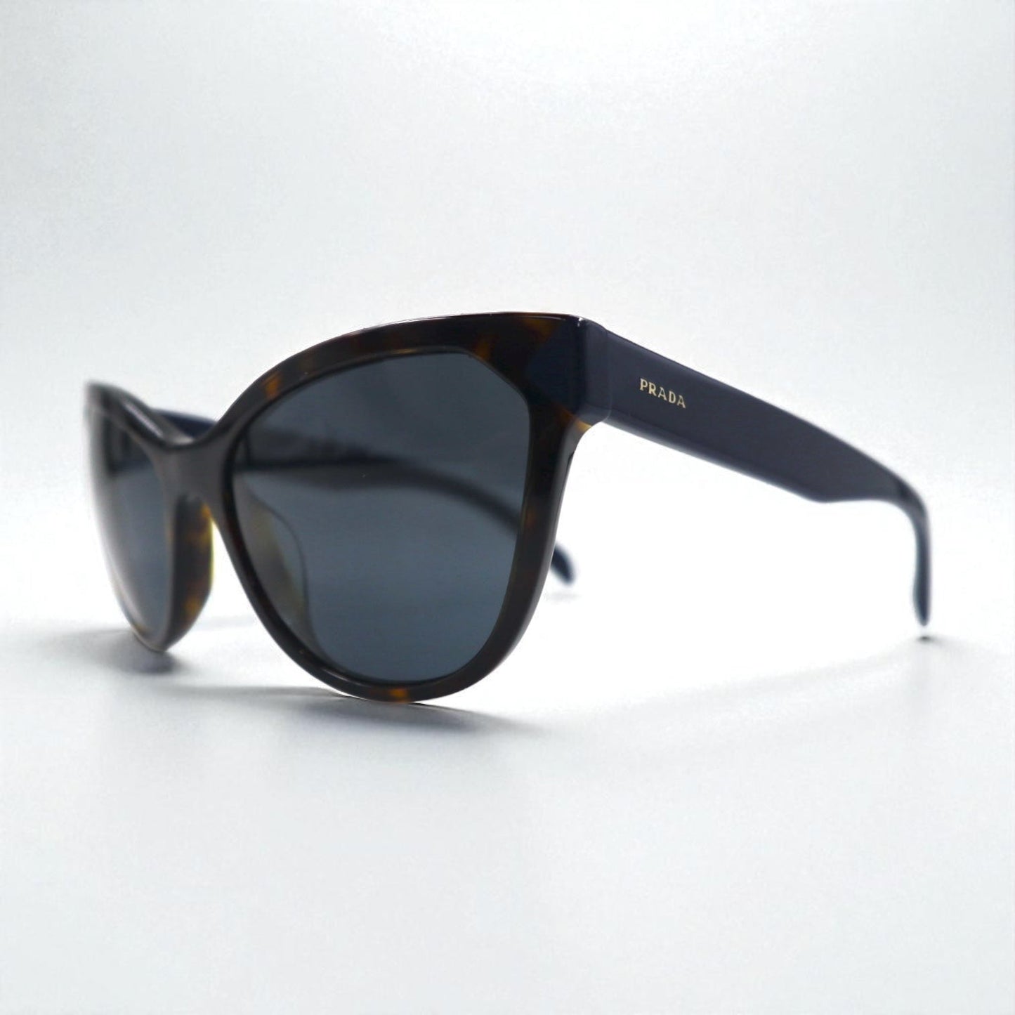 PRADA イタリア製 フォックス サングラス ブラウン SPR21S-F 56-19 2AU-2K1 140 3N