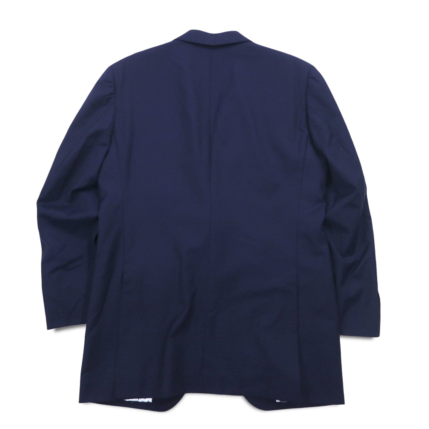azabu tailor × loro Piana 2B テーラードジャケット S ネイビー ウール 裏地ドット 日本製