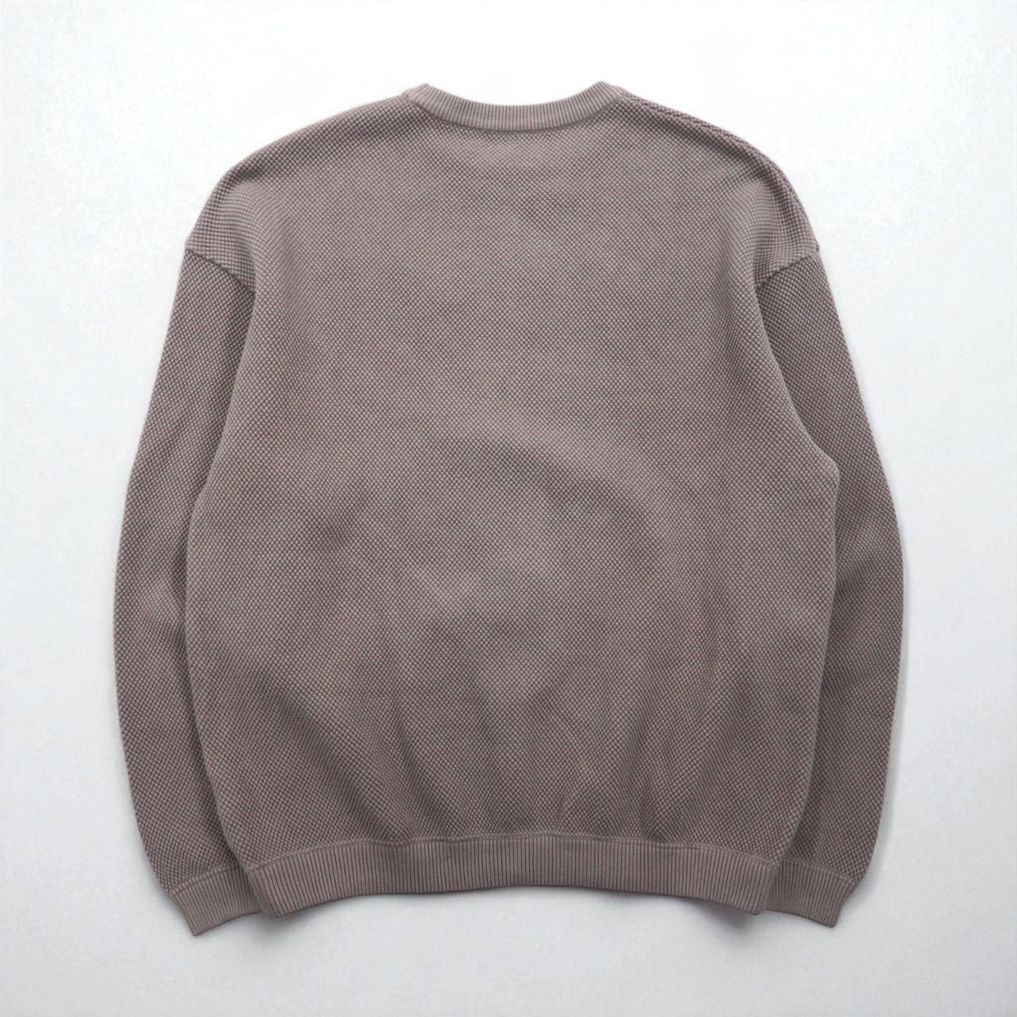 crepuscule モスステッチ プルオーバー ニット セーター 鹿の子 M グレー MOSS STITCH P/O ビッグサイズ 1803-001 日本製