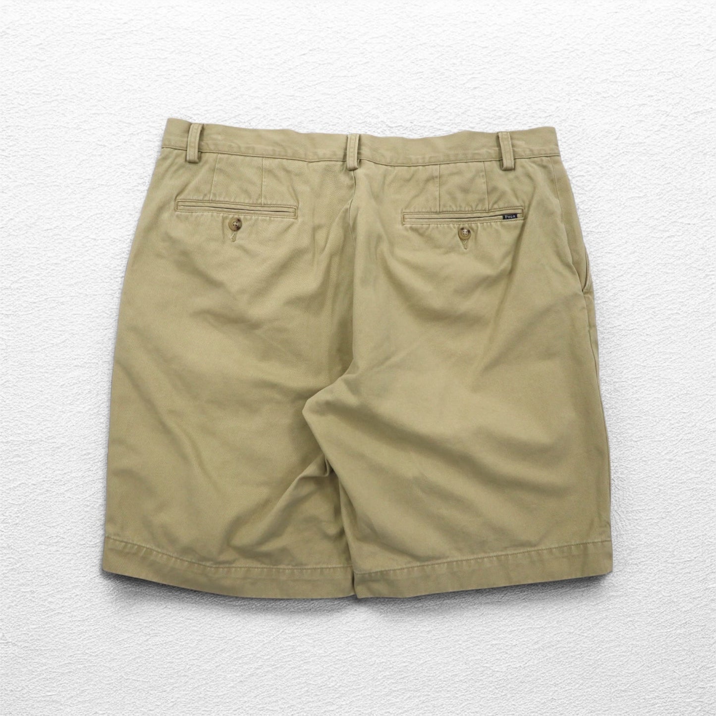 POLO RALPH LAUREN Polo Chino Classic Fit Shorts, Size L, Beige, Cotton