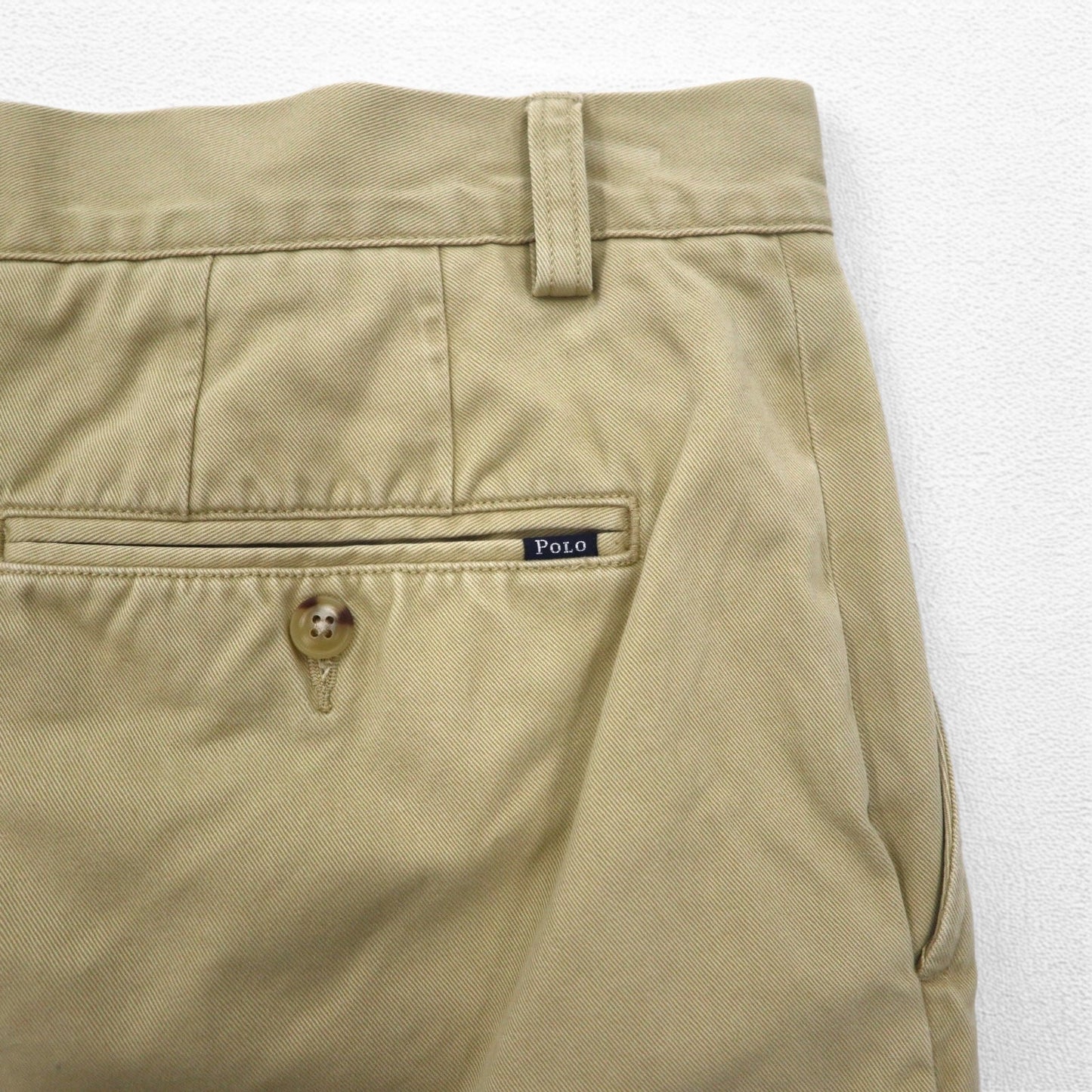 POLO RALPH LAUREN Polo Chino Classic Fit Shorts, Size L, Beige, Cotton