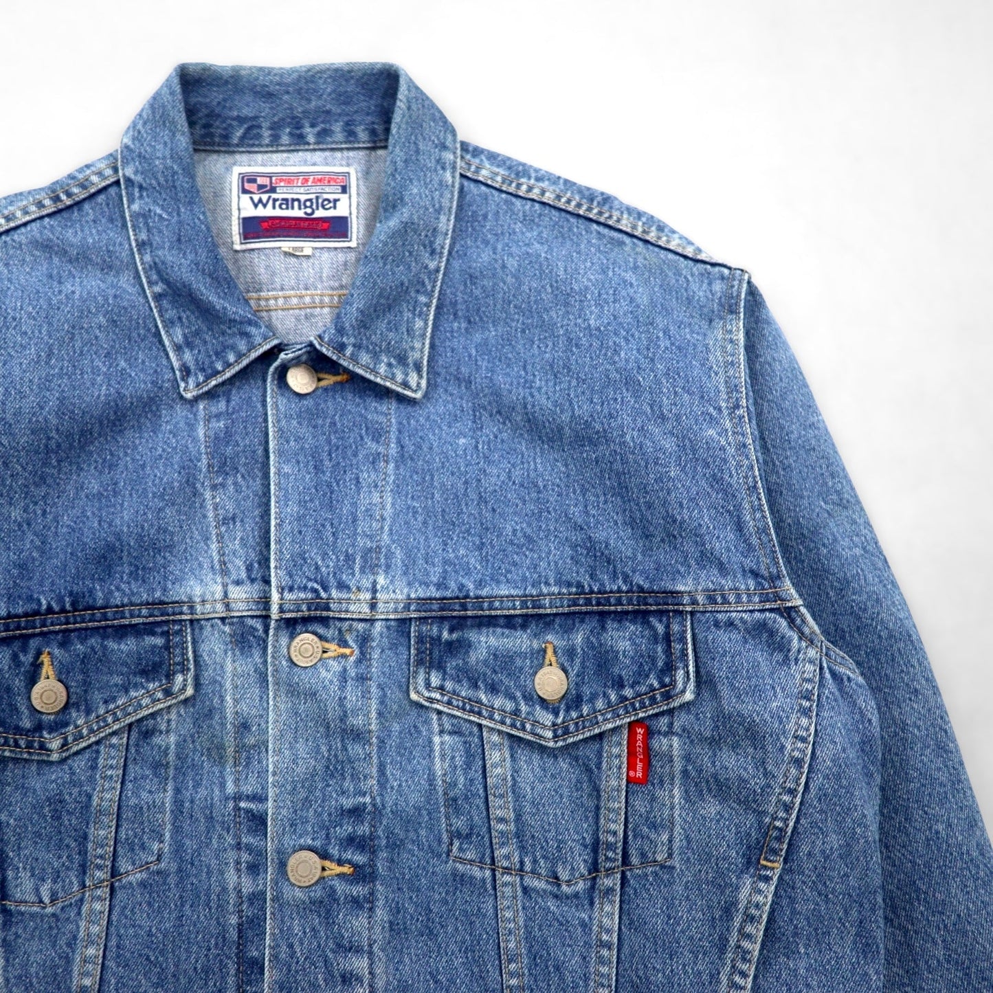 Wrangler 90年代 日本製 デニムジャケット Gジャン L インディゴ M4900-00 短丈