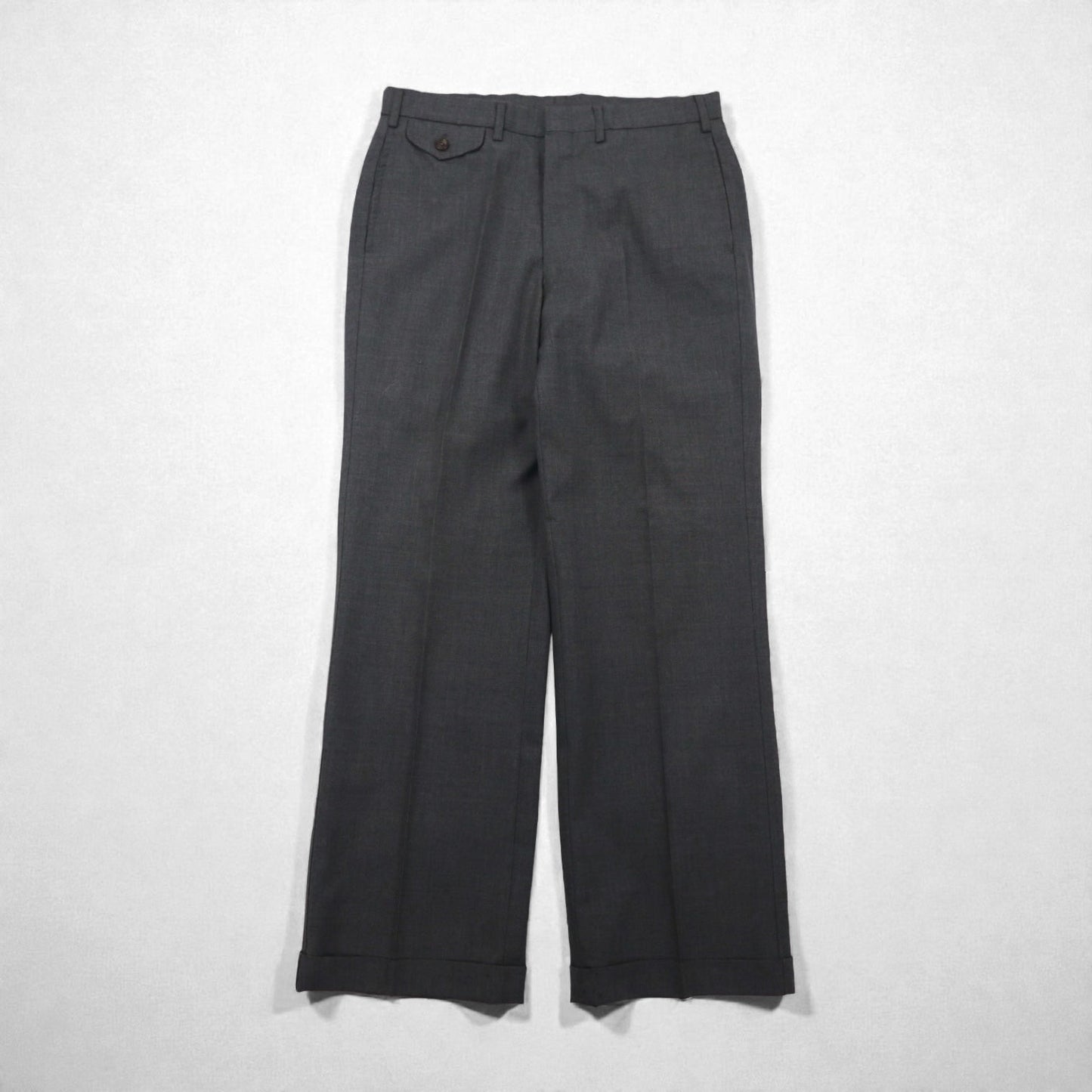 Polo Ralph Lauren 80年代 日本製 ピークドラペル ダブルブレスト セットアップ スーツ M グレー 金ボタン