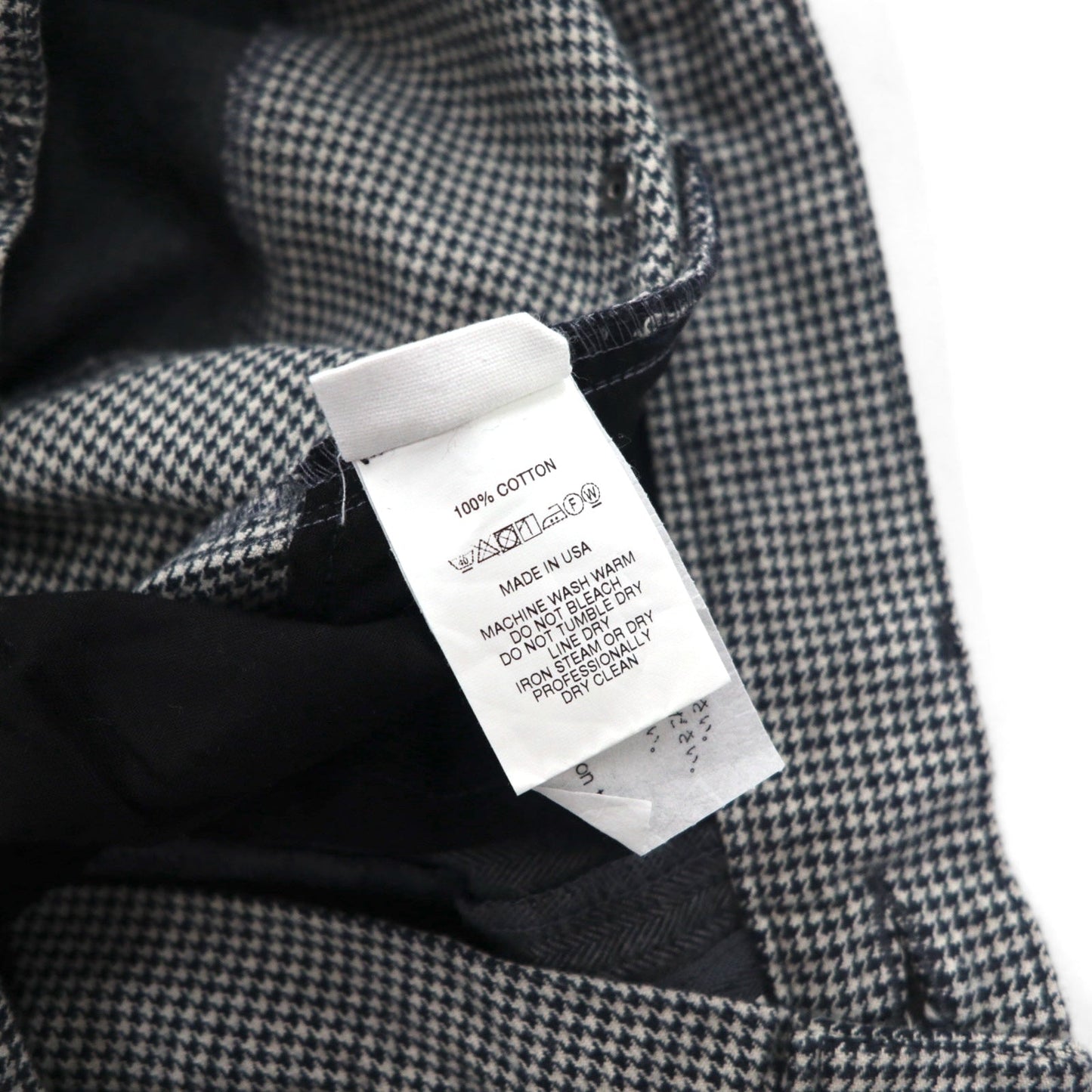 AiE (Nepenthes) 2022AW Krazy Pant, Made in USA, Size M, Gray, Hickory Stripe, Herringbone, Unused