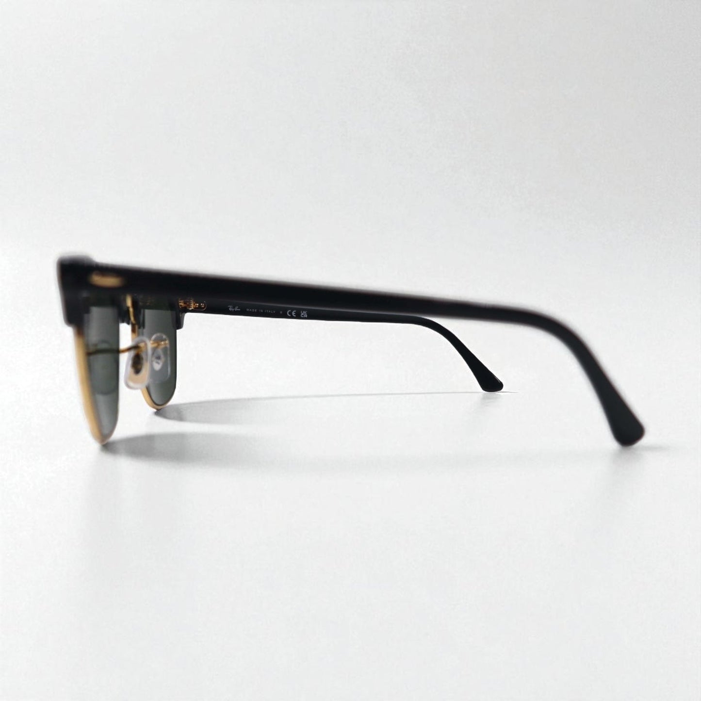 Ray-Ban クラブマスター CLUBMASTER ハーフリム サングラス ブラック RB3016 W0365 49-21 140 3N イタリア製